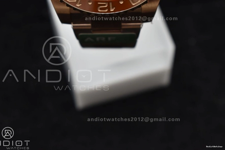 Edition CHNR WrinkleFree 864 SH3285 New on GMT ARF Master II 1:1 Best CHS SS RG 904L 126715 Bracelet 0308